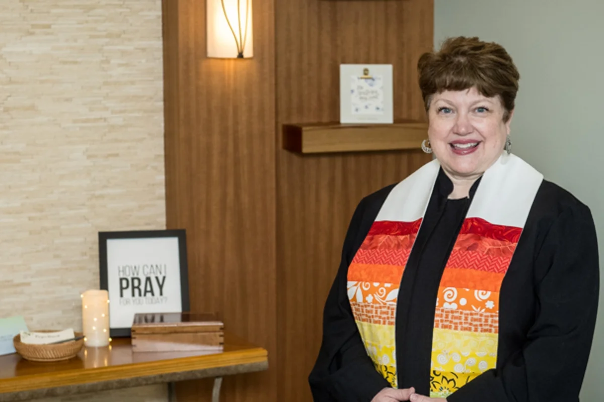 woman wearing religious garb